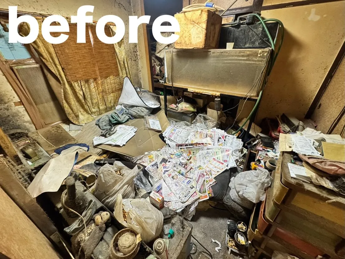 【ゴミ屋敷片付け事例｜室内の大量ゴミを回収】