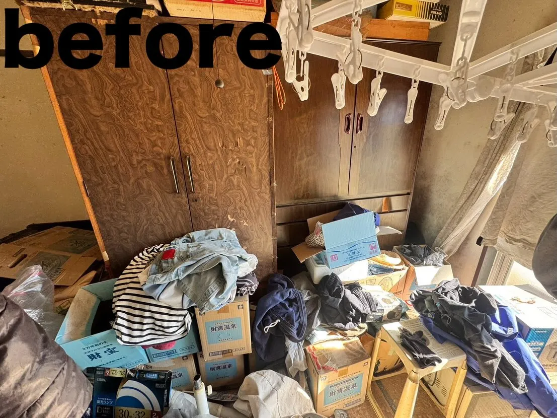 【ゴミ屋敷片付け事例｜室内の大量ゴミを回収】