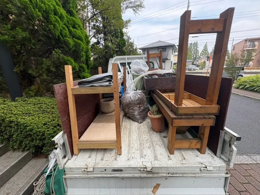 【庭先の不用品回収】